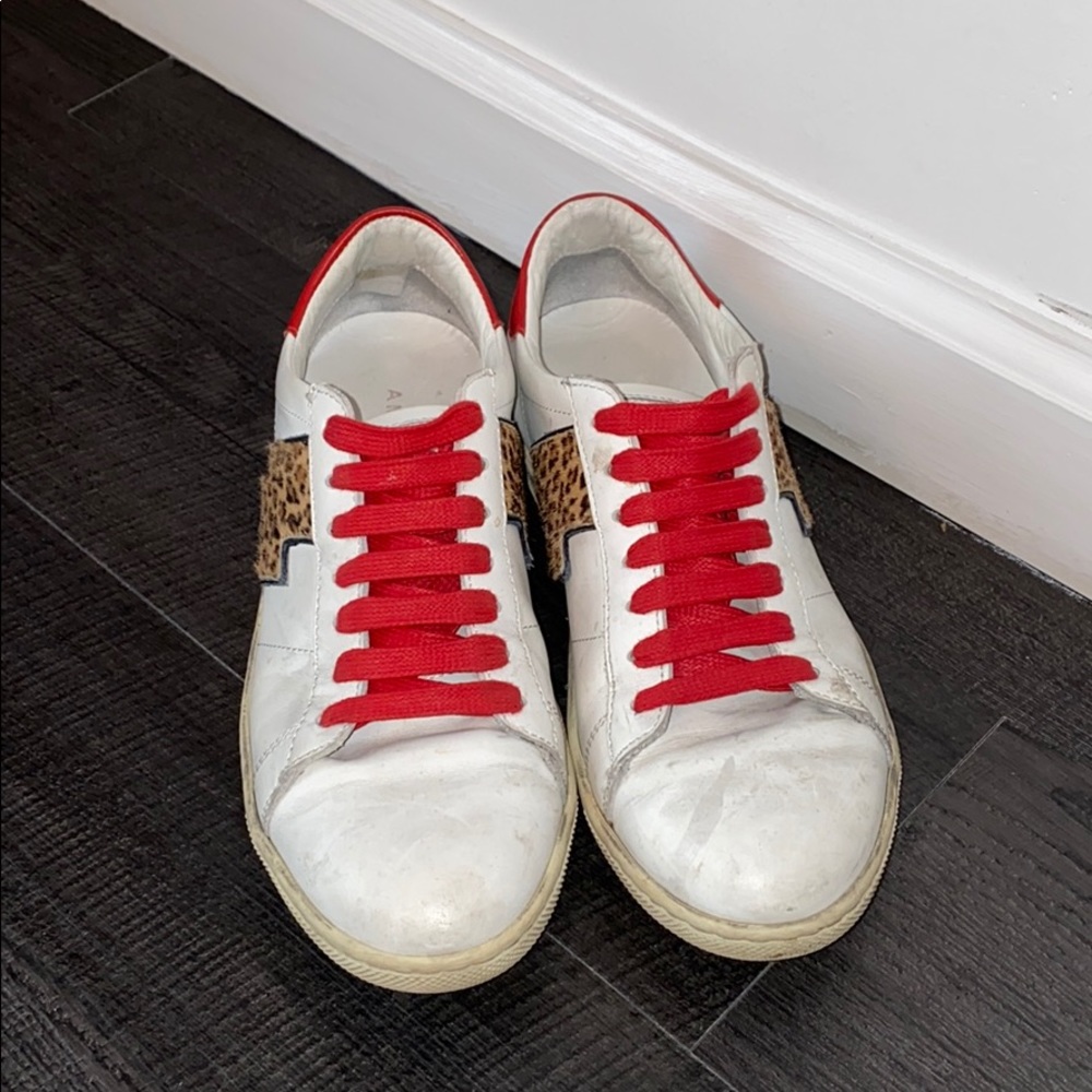Amiri viper leopard low sneakers 38